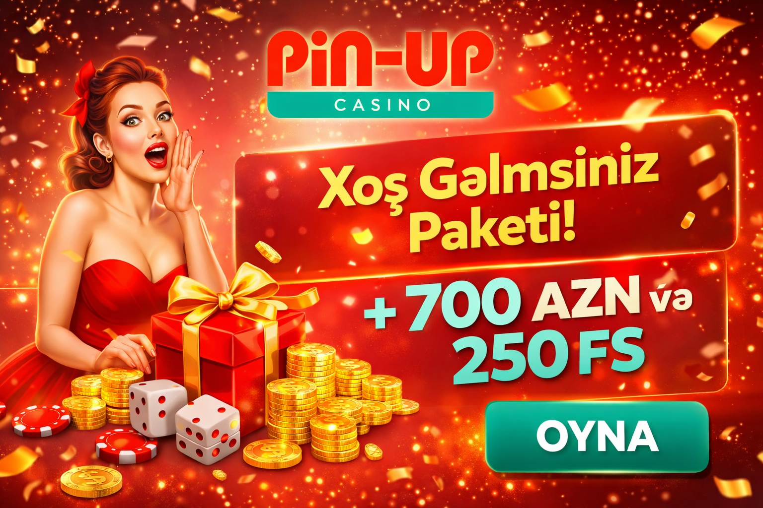 Pin-Up Gift Box aksiyası: hədiyyələr və əlavə bonuslar